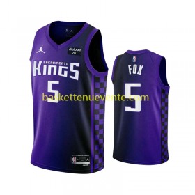 Maillot Basket Sacramento Kings DEAARON FOX 5 Jordan Statement Edition 2023-2024 Violet Swingman - Homme